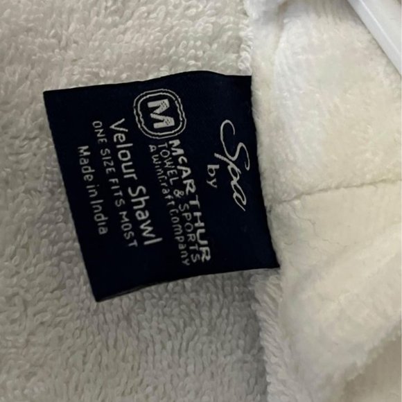 NEW YORK RANGERS BATHROBE. WHITE. - Picture 6 of 8